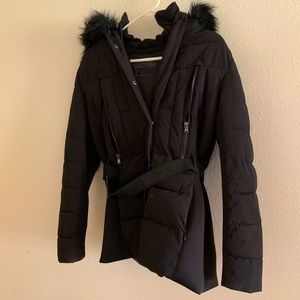 Michael Kors Fur Lined Down Puffer Jacket